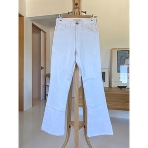Creatures of Comfort White High-Waisted Jeans